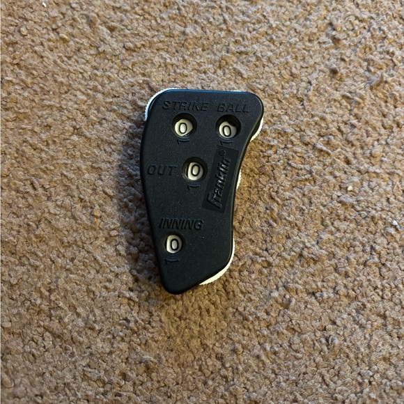 FRANKLIN UMPIRE INNING TRACKER baseball count black white official - Picture 1 of 2
